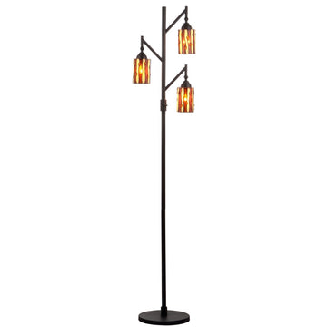Clark Tiffany-Style 71" Multi-Light LED Floor Lamp - JONATHAN Y